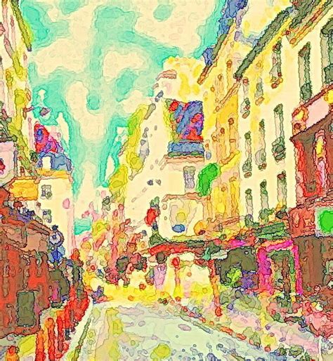 rue mouffetard paintings.